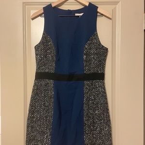 Blue, white and black Banana Republic dress - Size 10 Petite